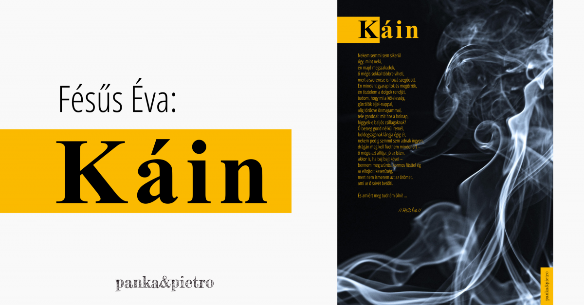 Fésűs Éva: Káin vers panka&pietro