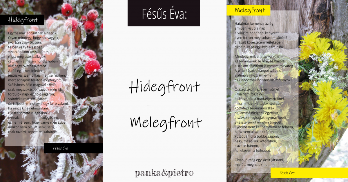 Fésűs Éva: Hidegfront / Melegfront vers pankaandpietro