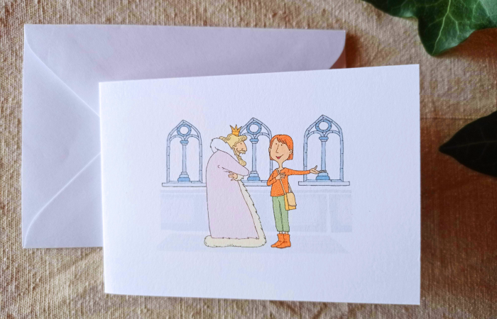 panka&pietro Képeslap gyerekeknek - Fésűs Éva: A szomjazó királyfi