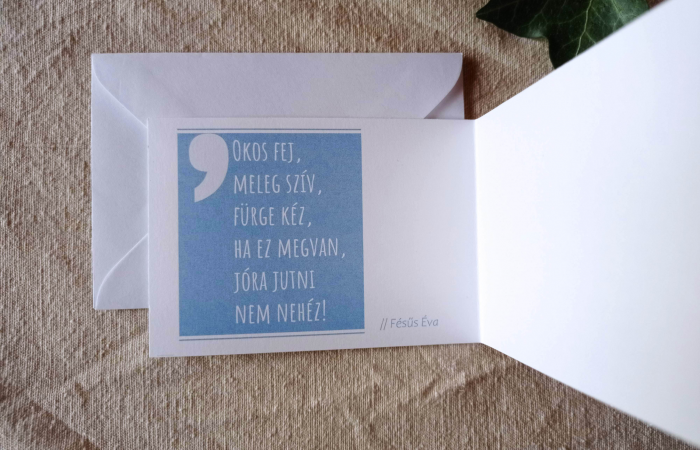 panka&pietro Képeslap gyerekeknek - Fésűs Éva: A szomjazó királyfi